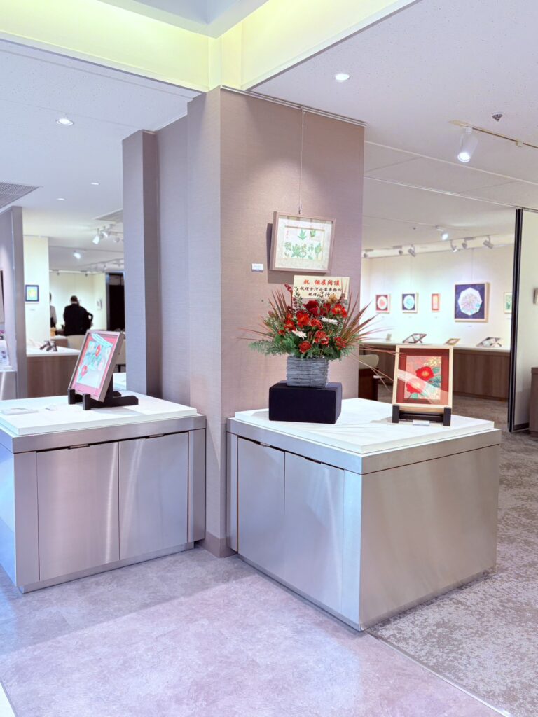 小笠原明代 日本画展画像