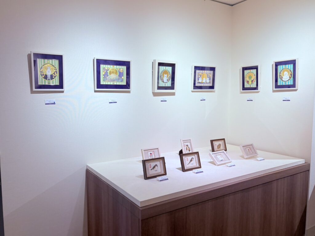 小笠原明代 日本画展画像